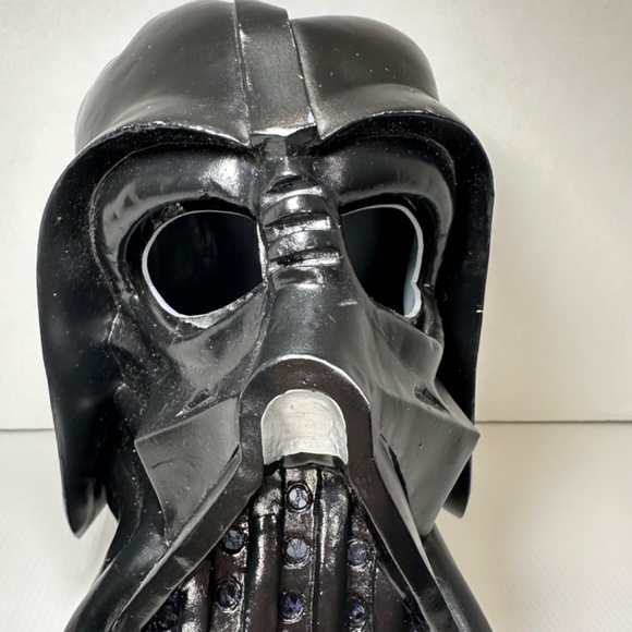 Vintage 1995 Darth Vader Star Wars Lucas Film Ltd. Full Head Latex Mask Rare - Picture 2 of 9